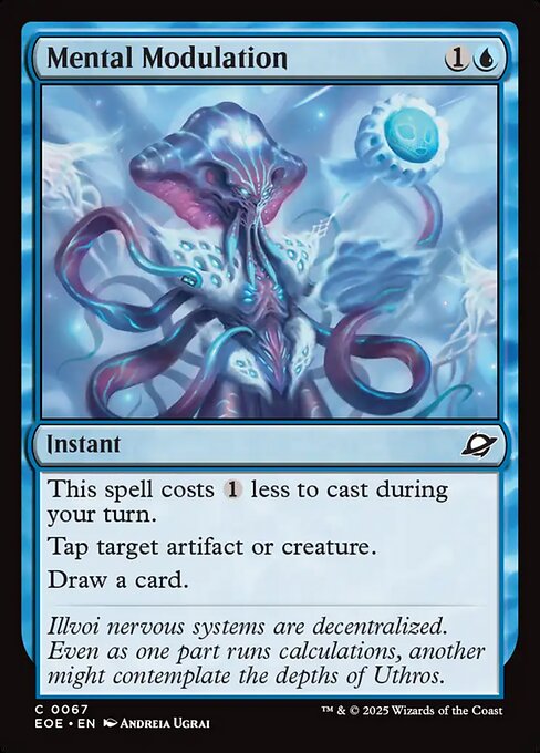 Mental Modulation - Edge of Eternities EOE - NM - 0067 C (Foil)