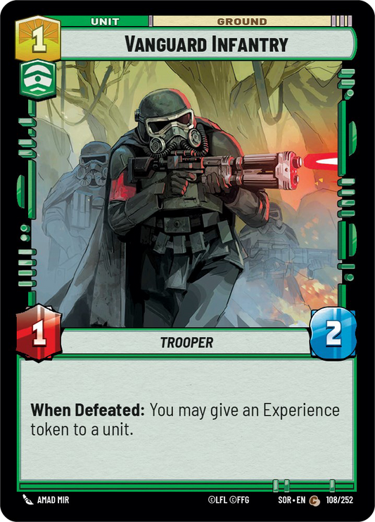 Vanguard Infantry - C 108/252 - Spark of Rebellion SOR - Star Wars Unlimited