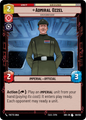 Admiral Ozzel U 129/252 - Spark of Rebellion SOR - Star Wars Unlimited