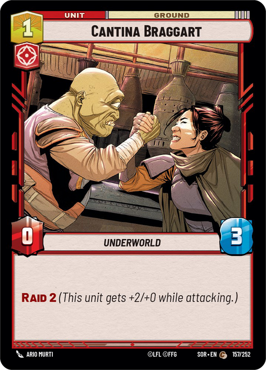 Cantina Braggart - C 157/252 - Spark of Rebellion SOR - Star Wars Unlimited