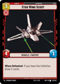 Star Wing Scout - U 163/252 - Spark of Rebellion SOR - Star Wars Unlimited