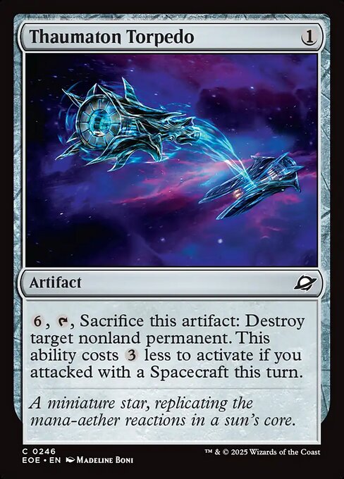 Thaumaton Torpedo - Edge of Eternities EOE - NM - 0246 C (Foil)