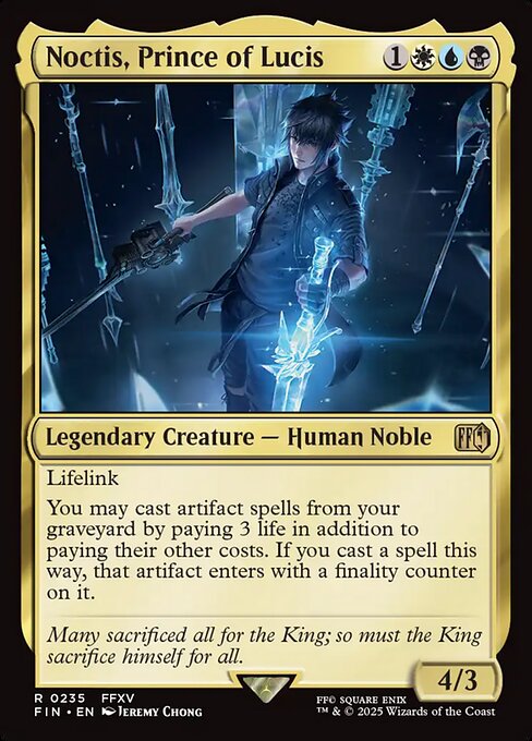 Noctis, Prince of Lucis - Final Fantasy FIN - NM - 0235 R