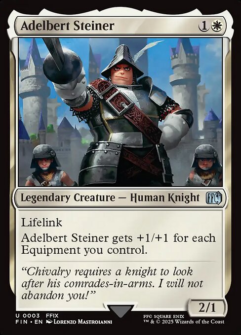 Adelbert Steiner - Final Fantasy FIN - NM - 0003 U