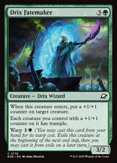 Drix Fatemaker - Edge of Eternities EOE - NM - 0178 C (Foil)