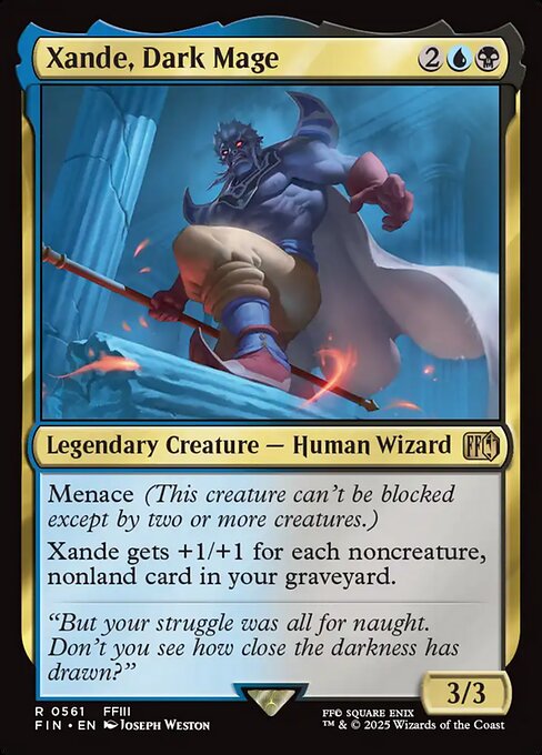 Xande, Dark Mage - Final Fantasy FIN - NM - 0561 R