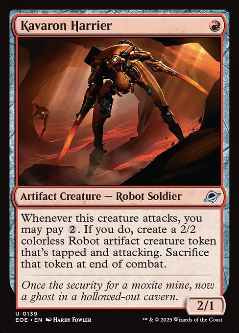 Kavaron Harrier - Edge of Eternities EOE - NM - 0139 U (Foil)