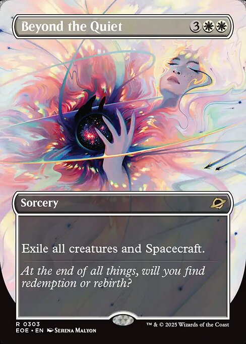 Beyond the Quiet - Edge of Eternities EOE - NM - 0303 R (Borderless Foil)