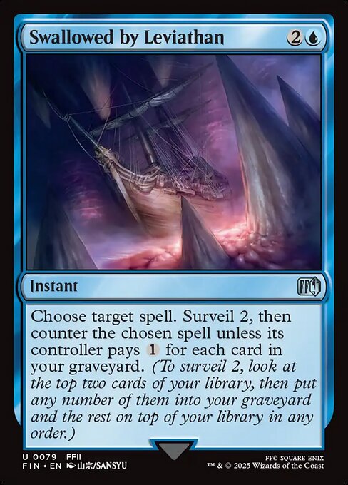 Swallowed by Leviathan - Final Fantasy FIN - NM - 0079 U