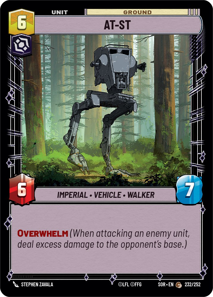 AT-ST - C 232/252 - Spark of Rebellion SOR - Star Wars Unlimited