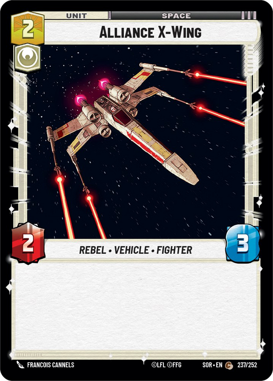 Alliance X-Wing - C 237/252 - Spark of Rebellion SOR - Star Wars Unlimited