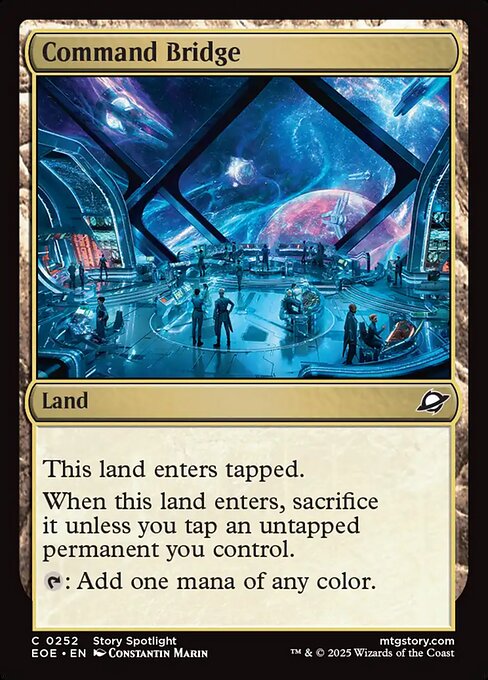 Command Bridge - Edge of Eternities EOE - NM - 0252 C (Foil)