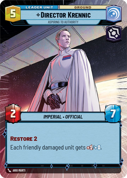 Director Krennic C 269/252 - Spark of Rebellion SOR - Star Wars Unlimited (Hyperspace)