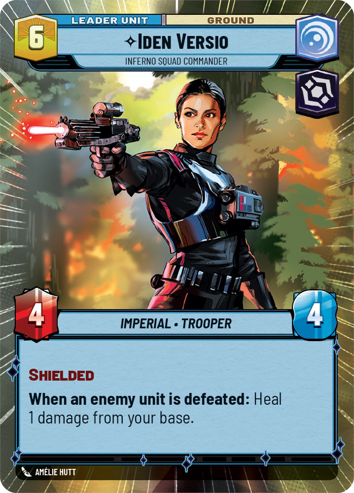 Iden Versio - R 270/252 - Spark of Rebellion SOR - Star Wars Unlimited (Hyperspace)