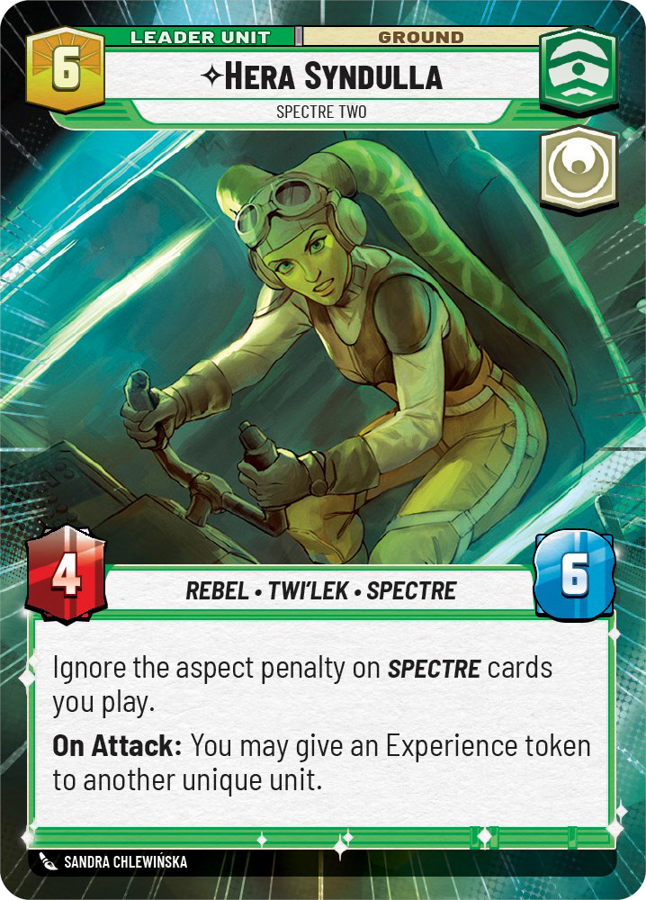 Hera Syndulla - R 275/252 - Spark of Rebellion SOR - Star Wars Unlimited (Hyperspace)