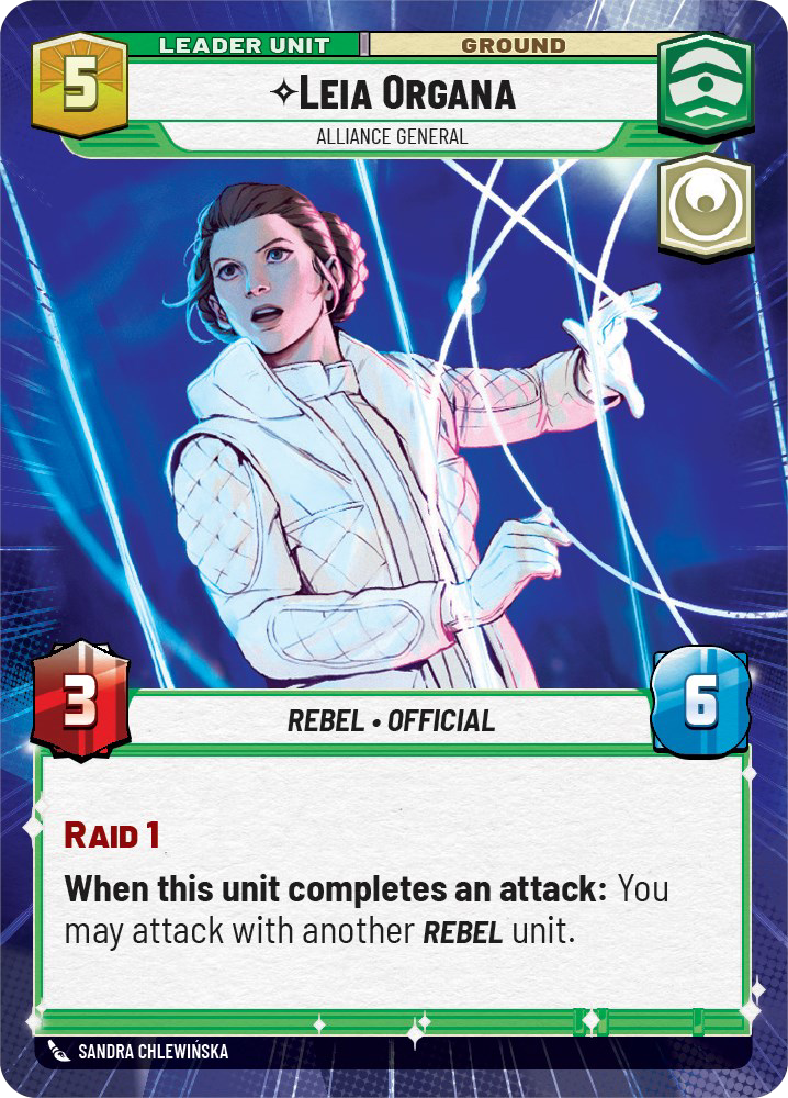 Leia Organa - C 276/252 - Spark of Rebellion SOR - Star Wars Unlimited (Hyperspace)