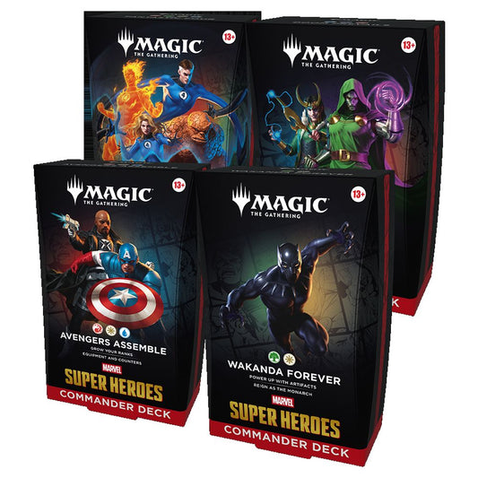(PRE-ORDER) Magic the Gathering - Marvel Super Heroes - Commander Deck Display