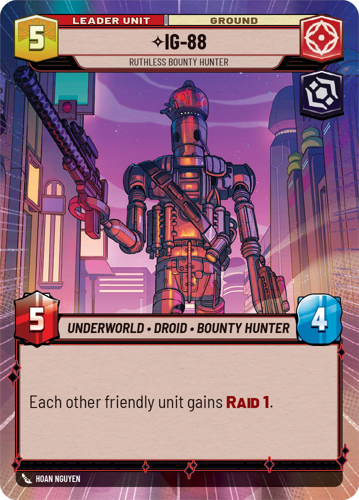 IG-88 - C 278/252 - Spark of Rebellion SOR - Star Wars Unlimited (Hyperspace)