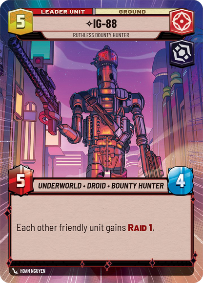 IG-88 - C 278/252 - Spark of Rebellion SOR - Star Wars Unlimited (Hyperspace)