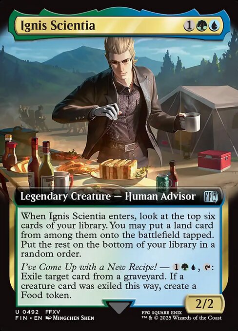 Ignis Scientia - Final Fantasy FIN - NM - 0492 U (Extended)