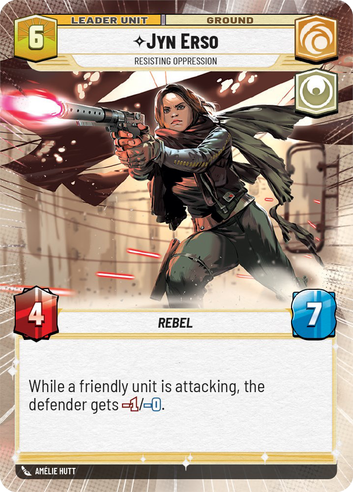 Jyn Erso - C 284/252 - Spark of Rebellion SOR - Star Wars Unlimited (Hyperspace)