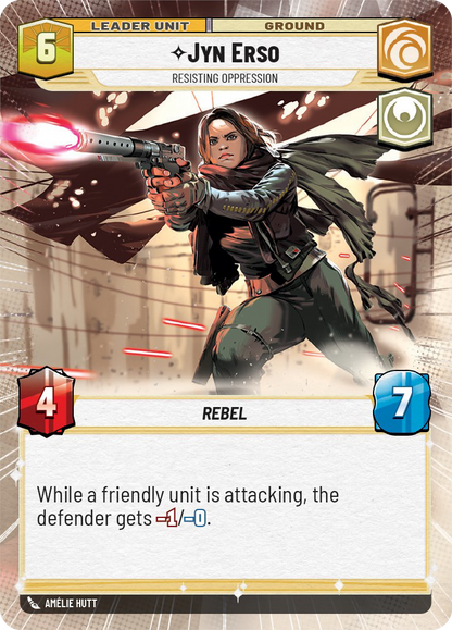 Jyn Erso - C 284/252 - Spark of Rebellion SOR - Star Wars Unlimited (Hyperspace)