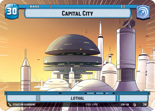 Capital City - C 286/252 - Spark of Rebellion SOR - Star Wars Unlimited (Hyperspace)