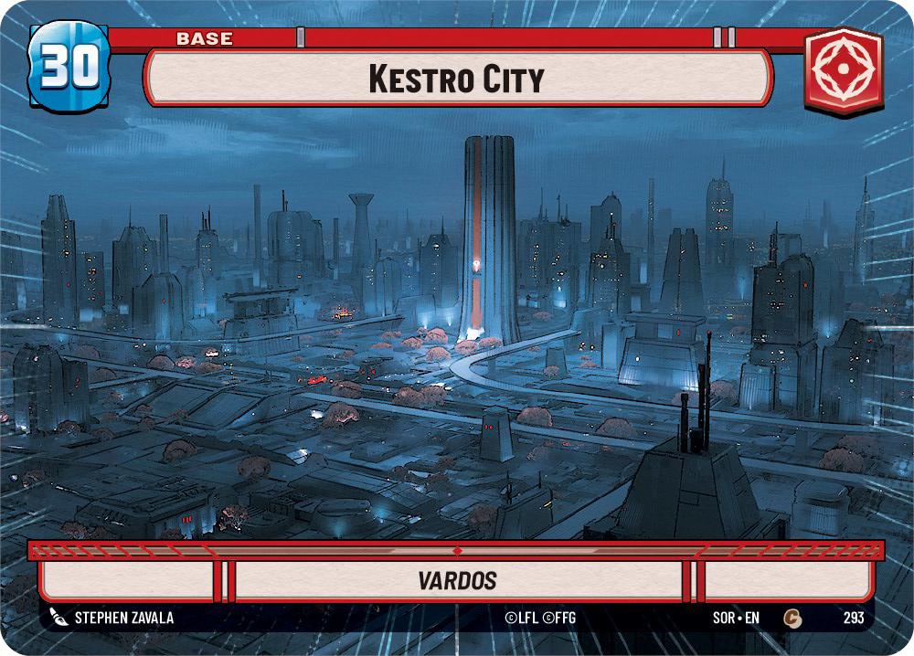 Kestro City - C 293/252 - Spark of Rebellion SOR - Star Wars Unlimited (Hyperspace)