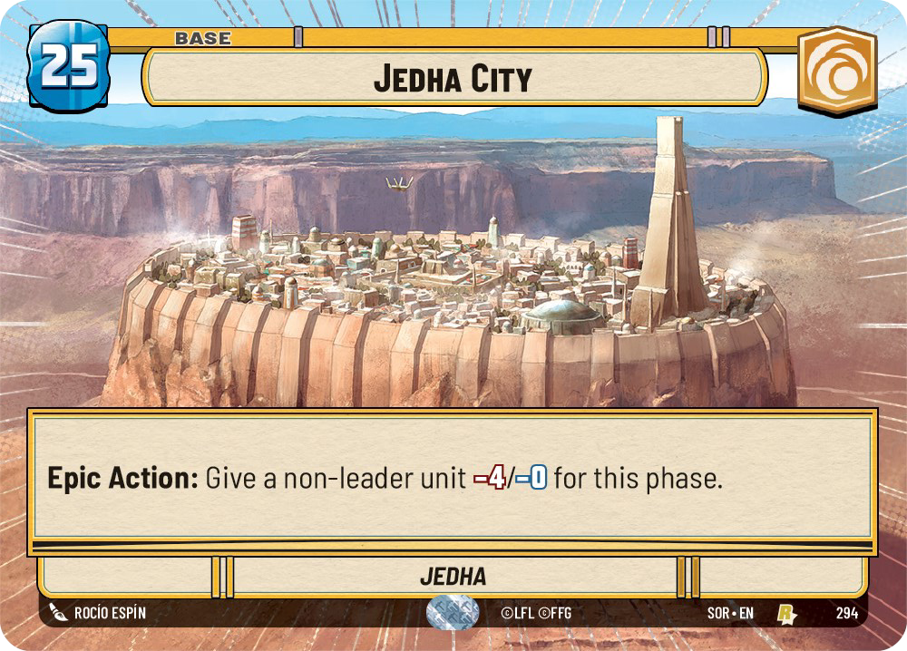 Jedha City - R 294/252 - Spark of Rebellion SOR - Star Wars Unlimited (Hyperspace)