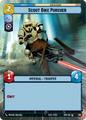 Scout Bike Pursuer - C 298/252 - Spark of Rebellion SOR - Star Wars Unlimited (Hyperspace Foil)