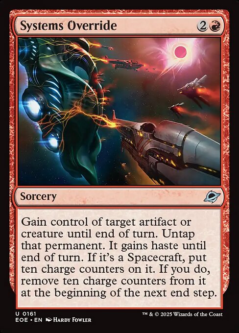 Systems Override - Edge of Eternities EOE - NM - 0161 U (Foil)