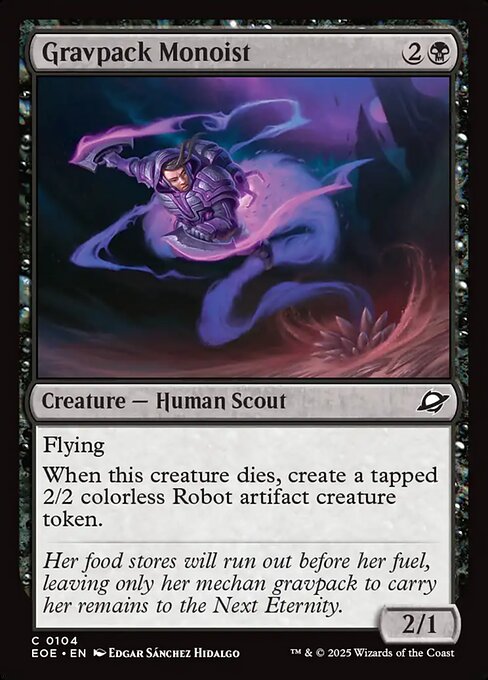 Gravpack Monoist - Edge of Eternities EOE - NM - 0104 C (Foil)