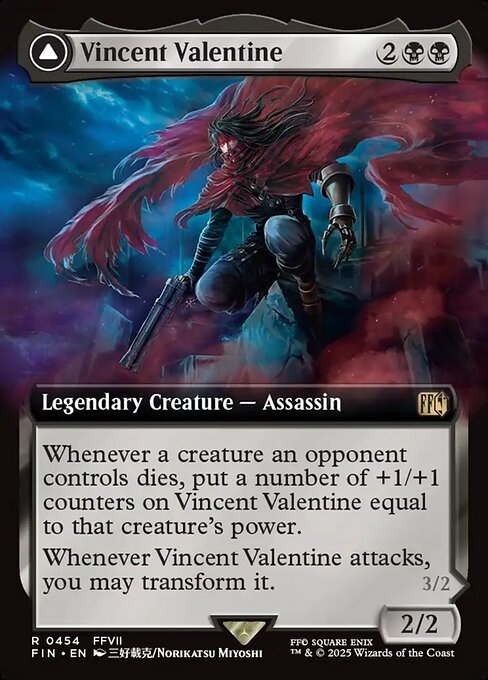 Vincent Valentine // Galian Beast - Final Fantasy FIN - NM - 0454 R (Extended)