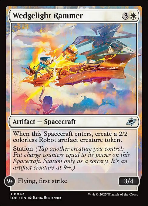 Wedgelight Rammer - Edge of Eternities EOE - NM - 0043 U (Full Art Foil)