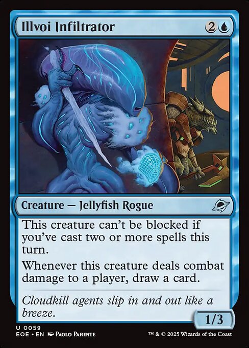 Illvoi Infiltrator - Edge of Eternities EOE - NM - 0059 U (Foil)