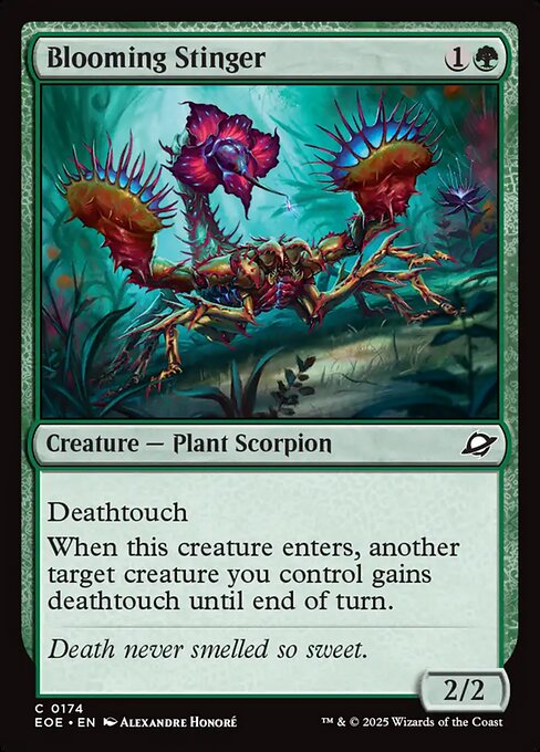 Blooming Stinger - Edge of Eternities EOE - NM - 0174 C (Foil)