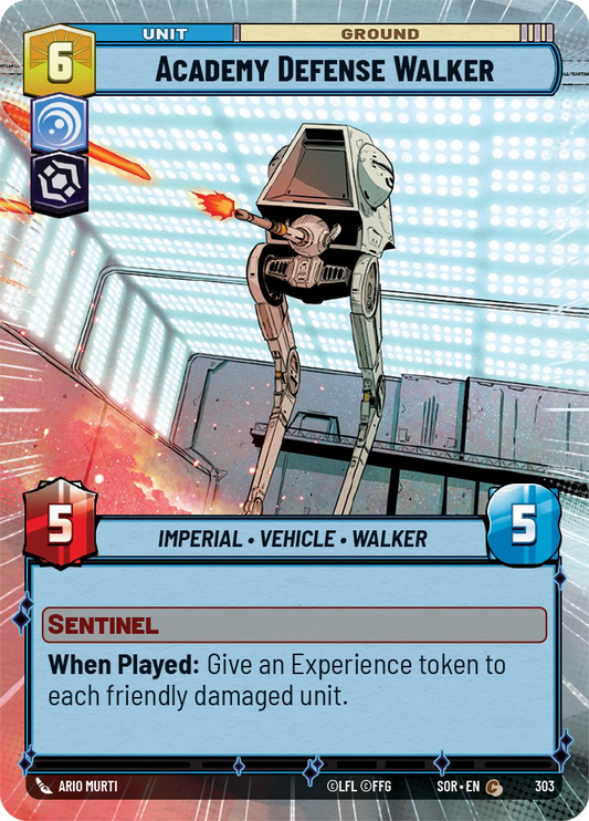 Academy Defense Walker - C 303/252 - Spark of Rebellion SOR - Star Wars Unlimited (Hyperspace)