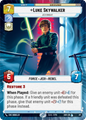 Luke Skywalker - L 317/252 - Spark of Rebellion SOR - Star Wars Unlimited (Hyperspace Foil)