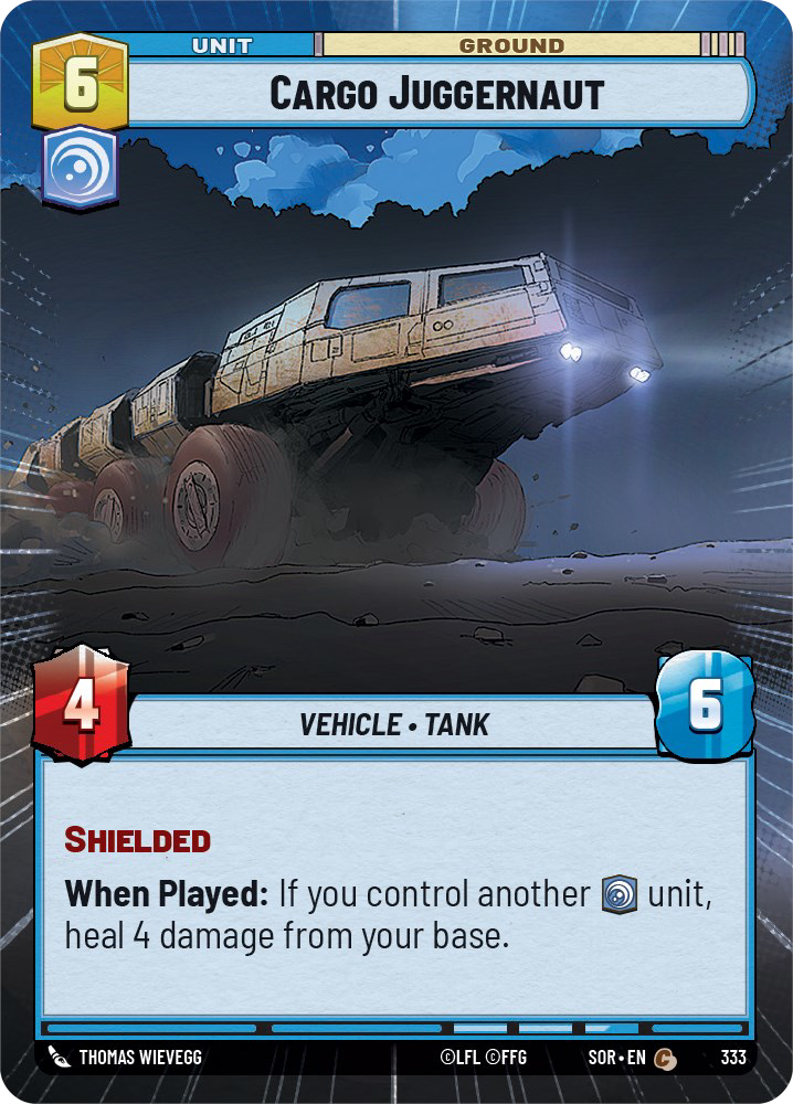 Cargo Juggernaut - C 333/252 - Spark of Rebellion SOR - Star Wars Unlimited (Hyperspace)