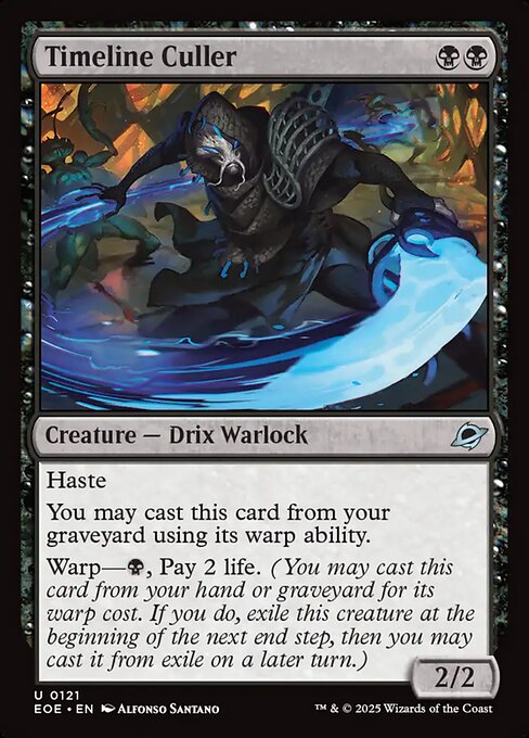 Timeline Culler - Edge of Eternities EOE - NM - 0121 U (Foil)