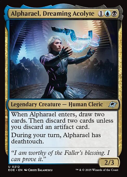Alpharael, Dreaming Acolyte - Edge of Eternities EOE - NM - 0212 U (Foil)