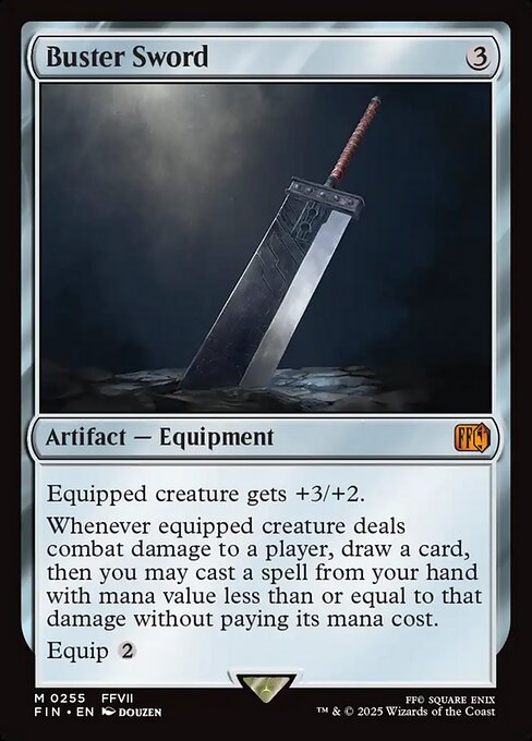 Buster Sword - Final Fantasy FIN - NM - 0255 M