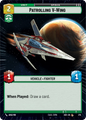 Patrolling V-Wing - C 375/252 - Spark of Rebellion SOR - Star Wars Unlimited (Hyperspace)