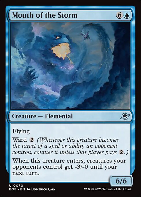 Mouth of the Storm - Edge of Eternities EOE - NM - 0070 U (Foil)