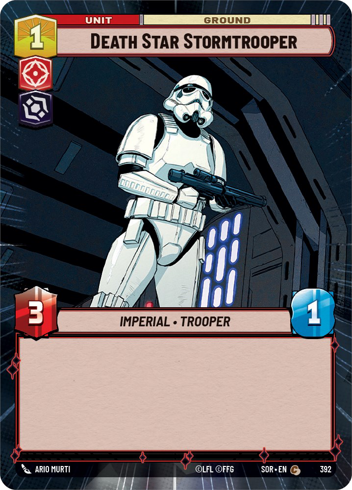 Death Star Stormtrooper - C 392/252 - Spark of Rebellion SOR - Star Wars Unlimited (Hyperspace)