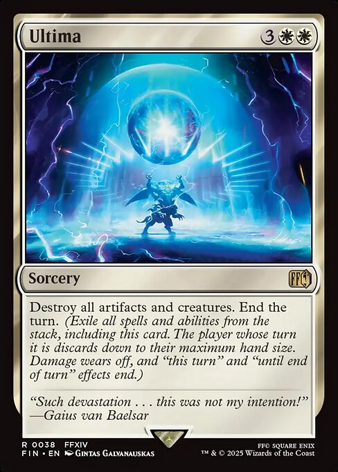 Ultima - Final Fantasy FIN - NM - 0038 R (Foil)