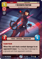 Seventh Sister - R 397/252 - Spark of Rebellion SOR - Star Wars Unlimited (Hyperspace)