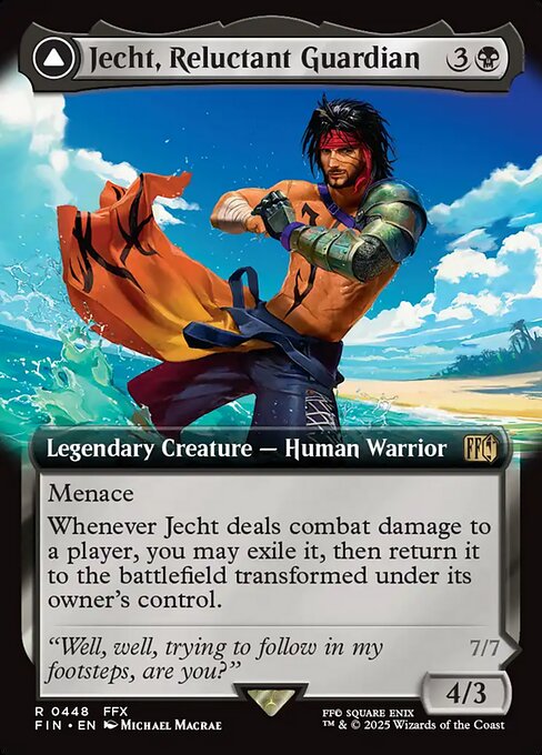 Jecht, Reluctant Guardian // Braska's Final Aeon - Final Fantasy FIN - NM - 0448 R (Extended)