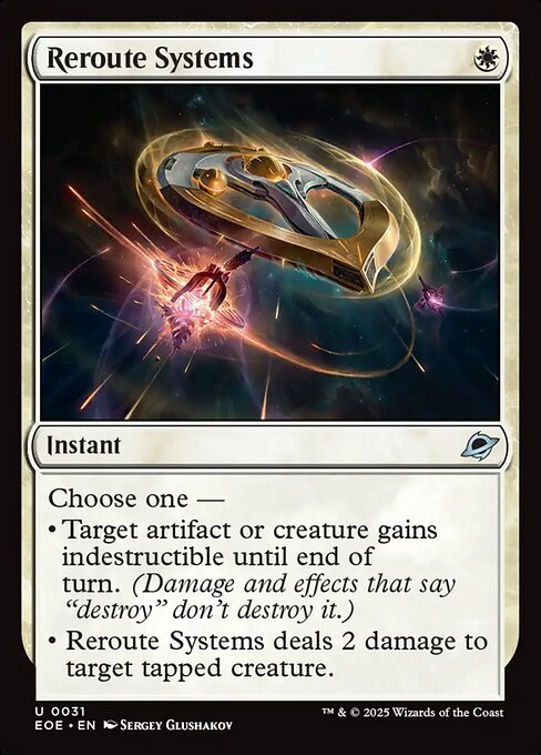 Reroute Systems - Edge of Eternities EOE - NM - 0031 U (Foil)