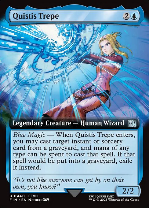Quistis Trepe - Final Fantasy FIN - NM - 0440 U (Extended Foil)